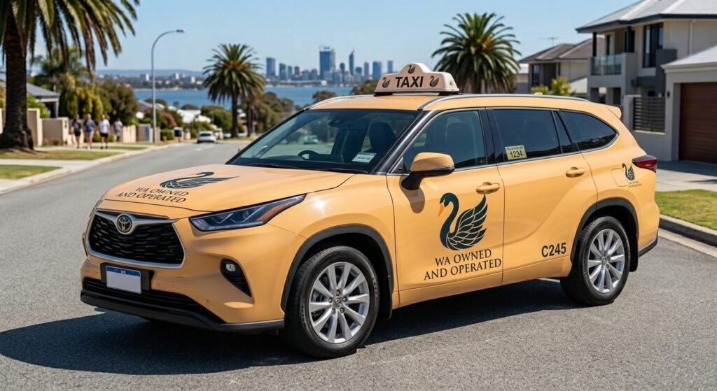 Swan River Cabs SUV taxi, WA owned and operated, Perth